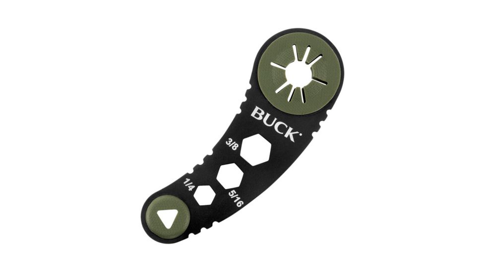 Buck Knives Bow Tool w/ Broadhead Wrench, Black Oxide Coated Blade VPAK737BKS