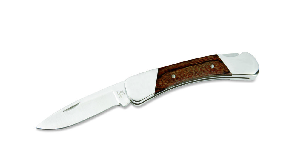 Buck Knives Duke Folding Knife, Drop Point Blade, Rosewood Dymondwood Handle 0500RWS