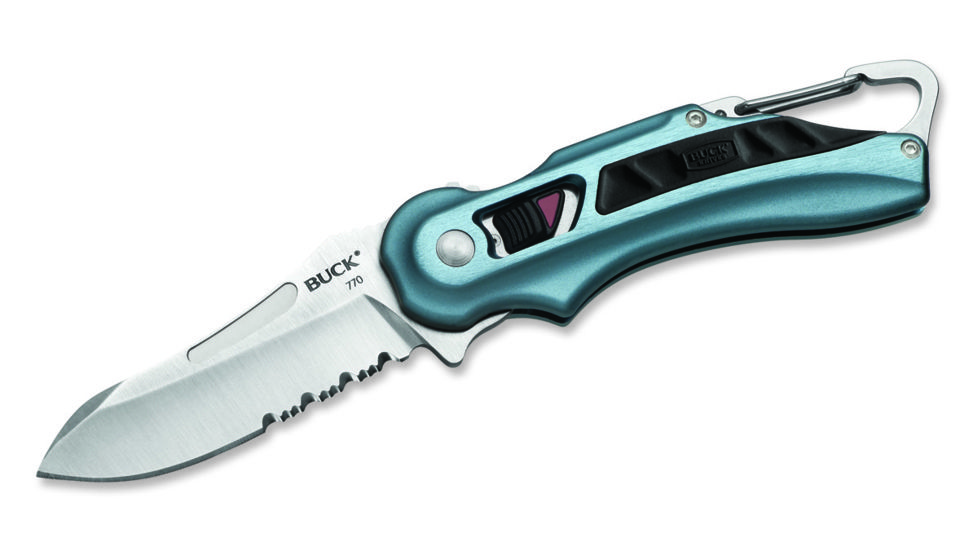 Buck Knives FlashPoint Folding Knife, Blue Handle 0770BLX