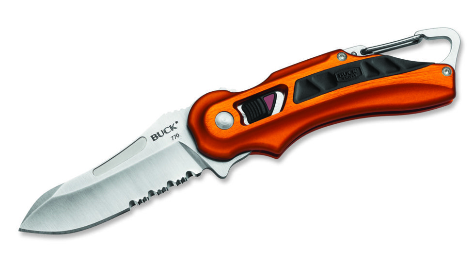 Buck Knives FlashPoint Folding Knife, Orange Handle 0770ORX