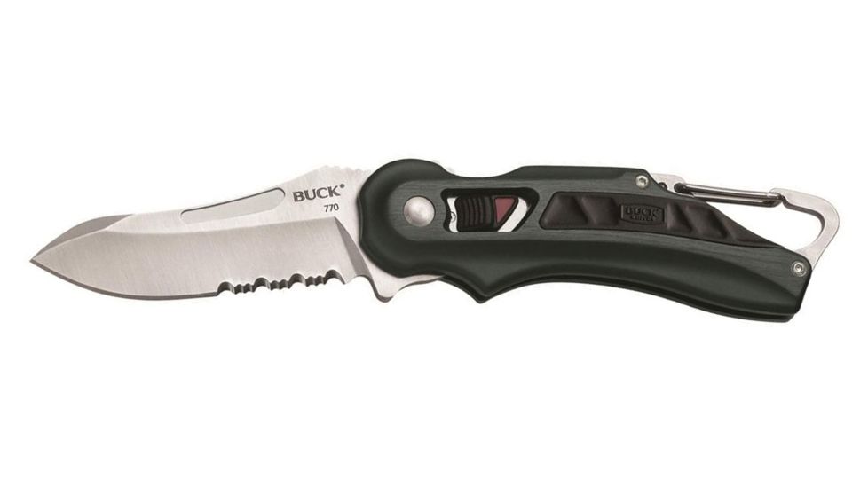 Buck Knives FlashPoint Folding Knife, Black, 3558