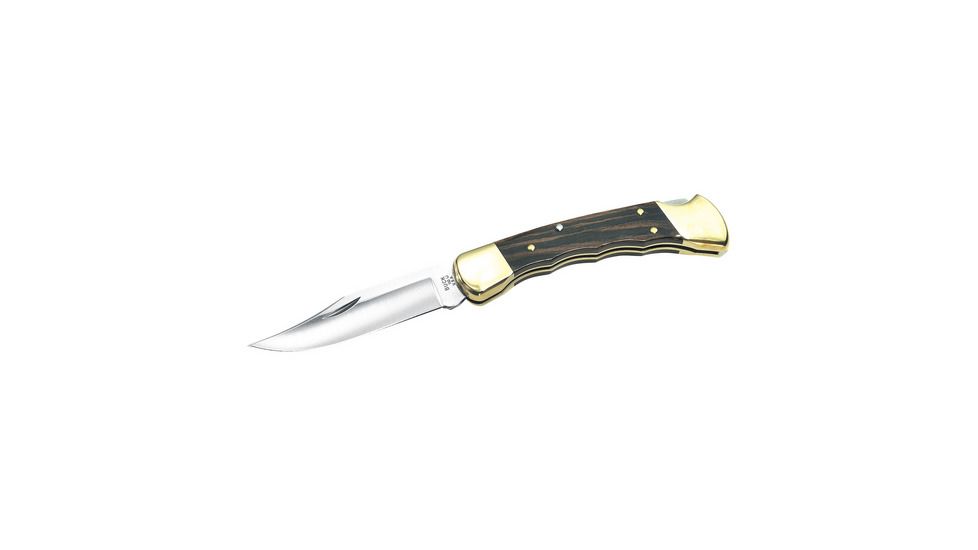 Buck Knives Folding Hunter Knife, Grooved Box, 0110BRSFG