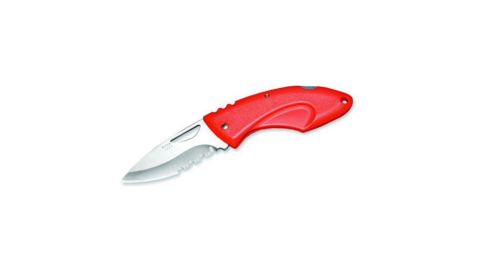 Buck Knives Juno, Safety Orange Clam - 0433ORX3416