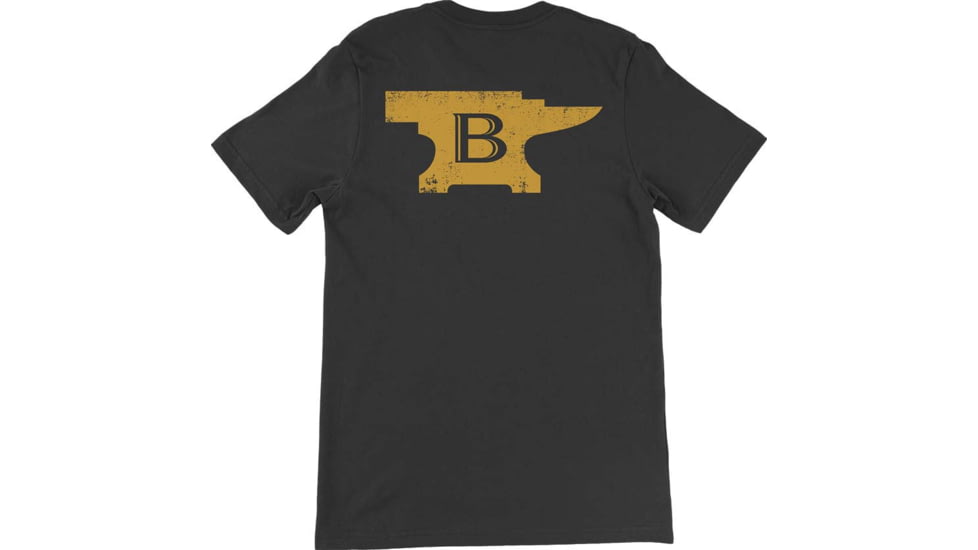 Buck Knives Anvil Logo T-Shirt - Men's, Black, Large, Cotton, 13594