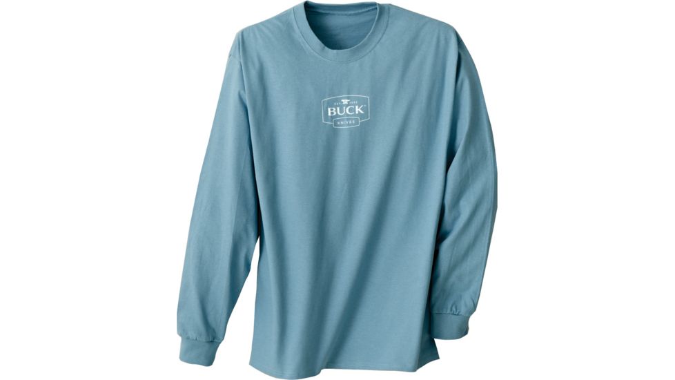 Buck Knives Long Sleeve Stone Washed T Shirt, XLarge BU6359