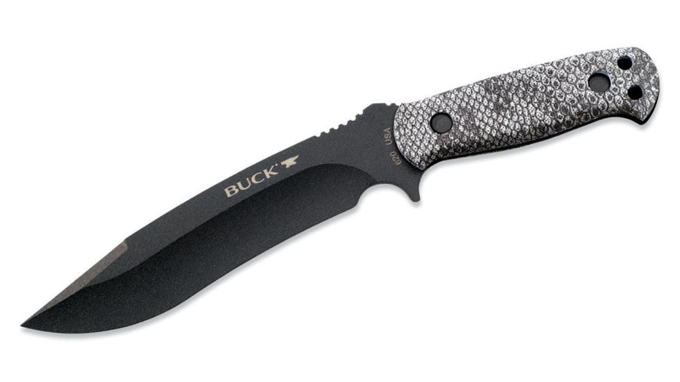 Buck Knives Reaper Fixed Blade Knife, Viper Snakeskin Handle 0620CMS15