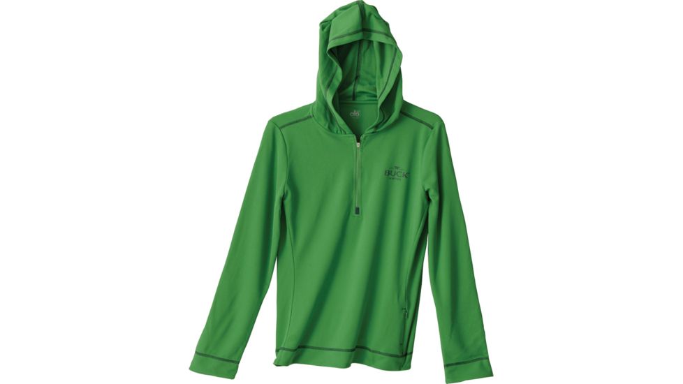 Buck Knives Womens Half-Zip Hoodie, Large BU6363