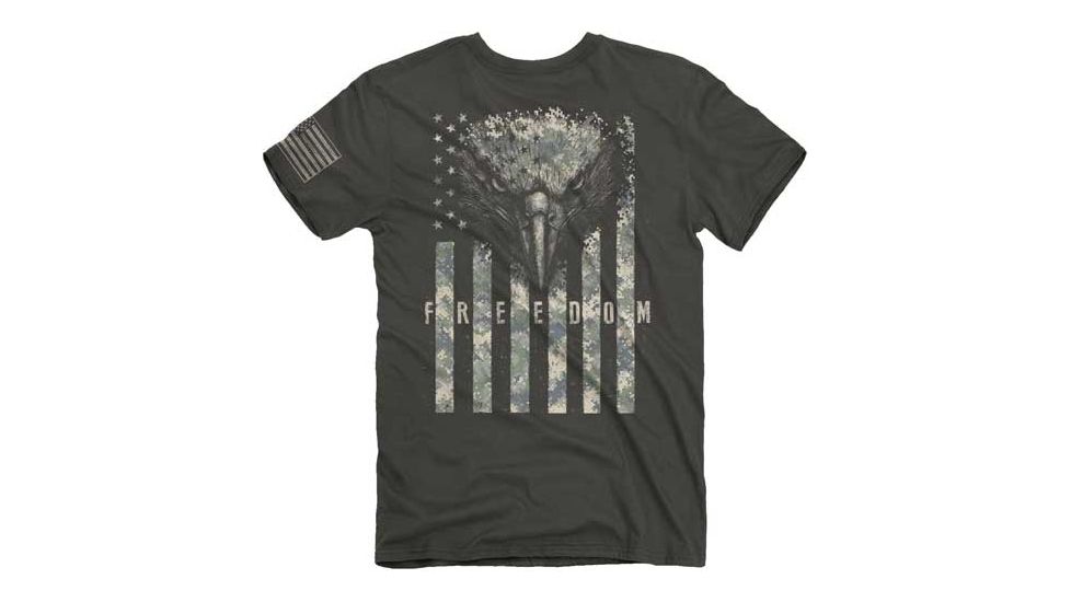 Buck Wear T-shirt Digi Free Eagle S-sleeve Smoke X-large