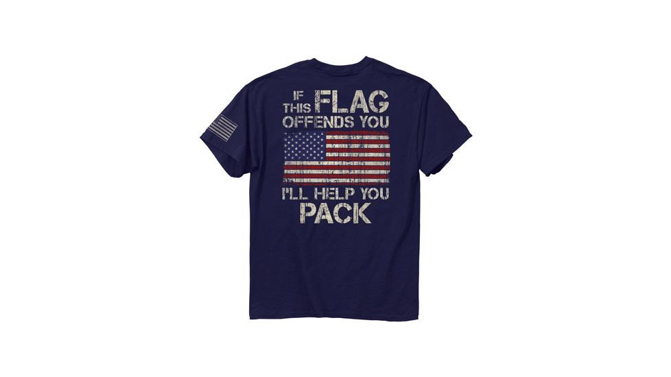 Buck Wear T-shirt ''i'll Help You Pack'' S-sleeve Navy Med