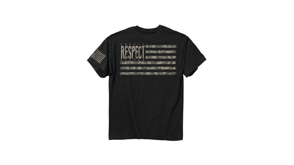 Buck Wear T-shirt ''respect Digital'' S-sleeve Black Lrg