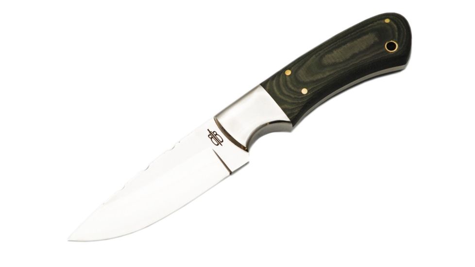 BucknBear Army Hunter Fixed Knife, Silver Blade, NSN N BNB90222