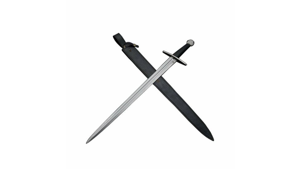 BucknBear The Knight Sword, Silver Blade, NSN N BNB81200SW
