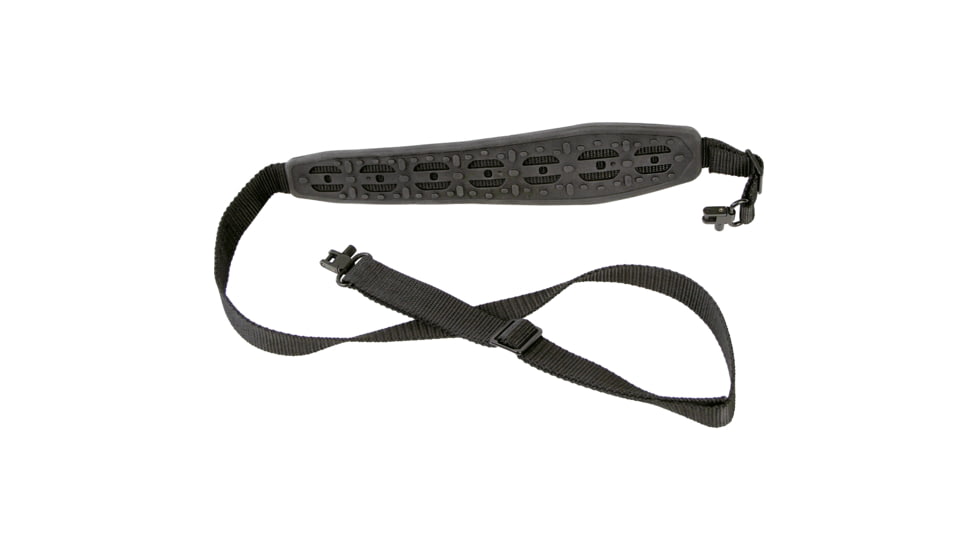 Bulldog Cases &amp; Vaults Armor Moulded Rifle Sling w/ Deluxe Locking Swivel, Black, BD839