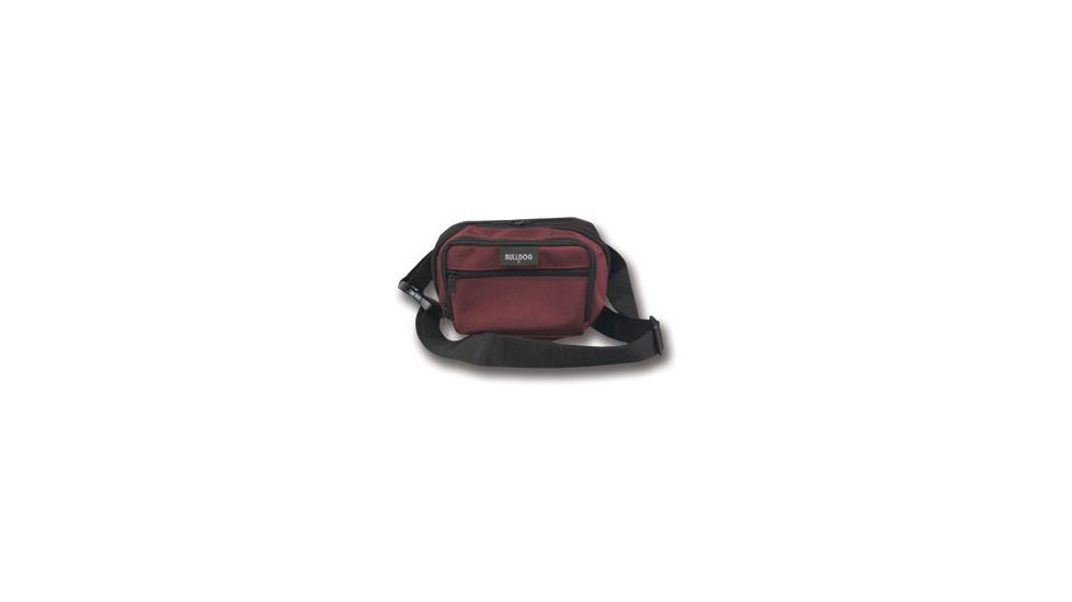 Bulldog Cases &amp; Vaults Fanny Pack Holster - Burgundy with Black Trim, Small BD855
