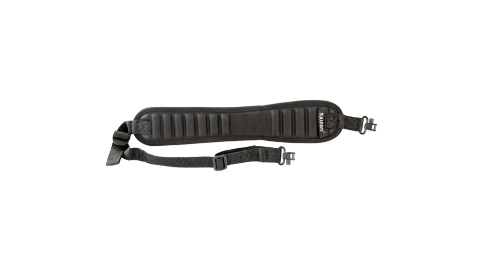Bulldog Cases &amp; Vaults Ribbed Rifle Sling w/ Deluxe Locking Swivels, Black, BD837