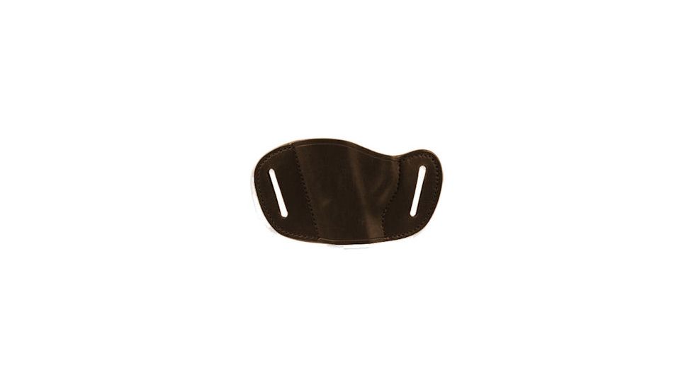 Bulldog Cases &amp; Vaults Small- left hand tan molded leather belt slide holster Fits small and mimi autos, LCP,Bersa.380,Sig 230,Walther PPK MLTL-S