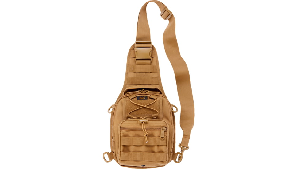Bulldog Cases &amp; Vaults X-Small Go Sling Bag/Waist Pack, Tan, BDT407T