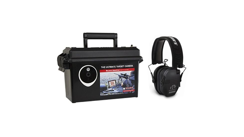 Bullseye Camera Systems Sight-In Edition Shooting Camera W/ Walkers Razor Series Slim Folding Electronic Ear Muff