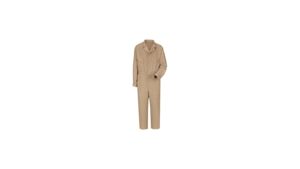 Bulwark Deluxe Contractor Coverall, CoolTouch 2, KHAKI, RG38 CMD4KHRG38