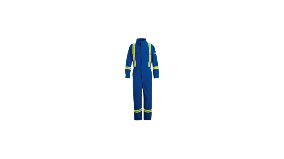 Bulwark Deluxe Coverall with Reflective Trim, Nomex IIIA, ROYAL, RG50 CNBTRBRG50
