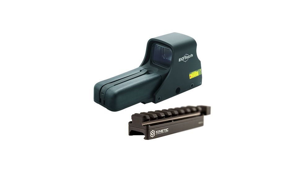 EOTech 512 A65 Holographic Weapon Sight 512-A65 w/ Kinetic Development Group SIDELOK Universal Scope Riser 512.A65-KIT1