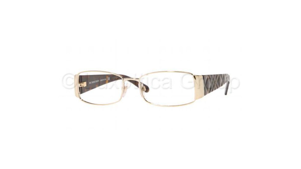 Burberry BE1064 Bifocal Eyeglasses - Burberry Gold Frame / 51 mm Prescription Lenses, 1002-5116