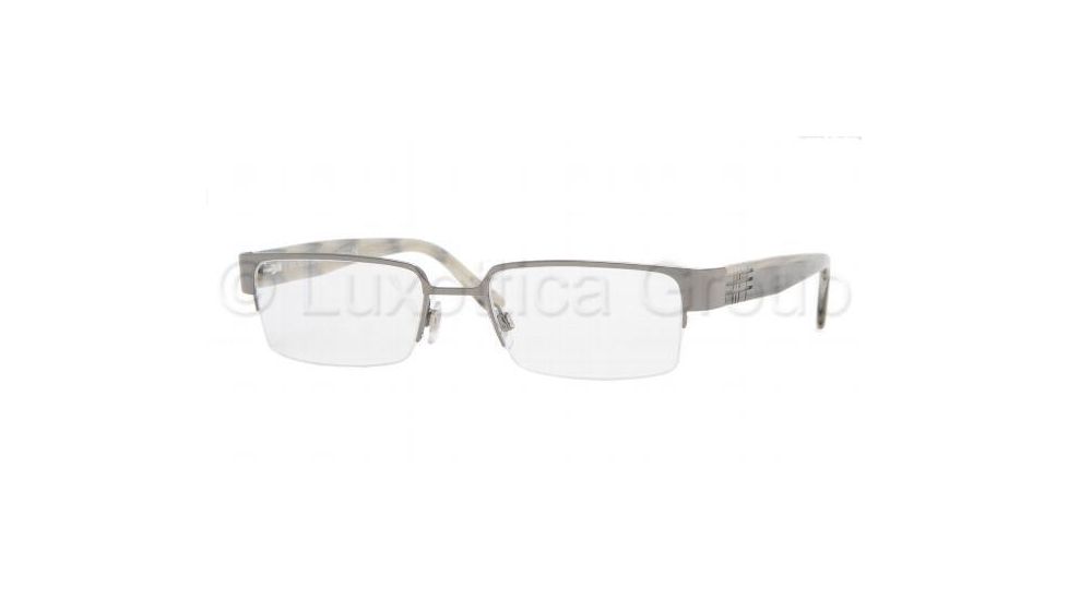 Burberry BE1110 Progressive Eyeglasses Gunmetal Frame / 51 mm Prescription Lenses, 1003-5118
