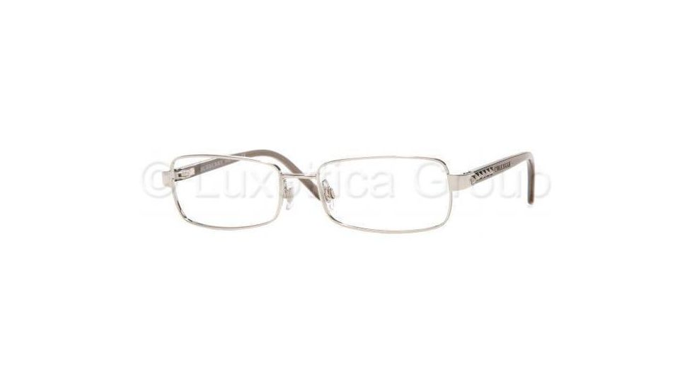 Burberry BE1050B Eyeglass Frames 1005-5016 - Silver 