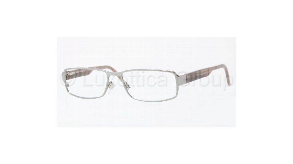 Burberry BE1195 Single Vision Prescription Eyewear 1003-5316 - Gunmetal 