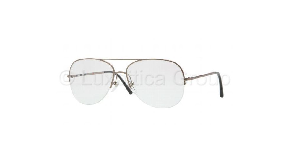 Burberry BE1226 Progressive Prescription Eyeglasses 1143-5515 - Dark Steel Frame