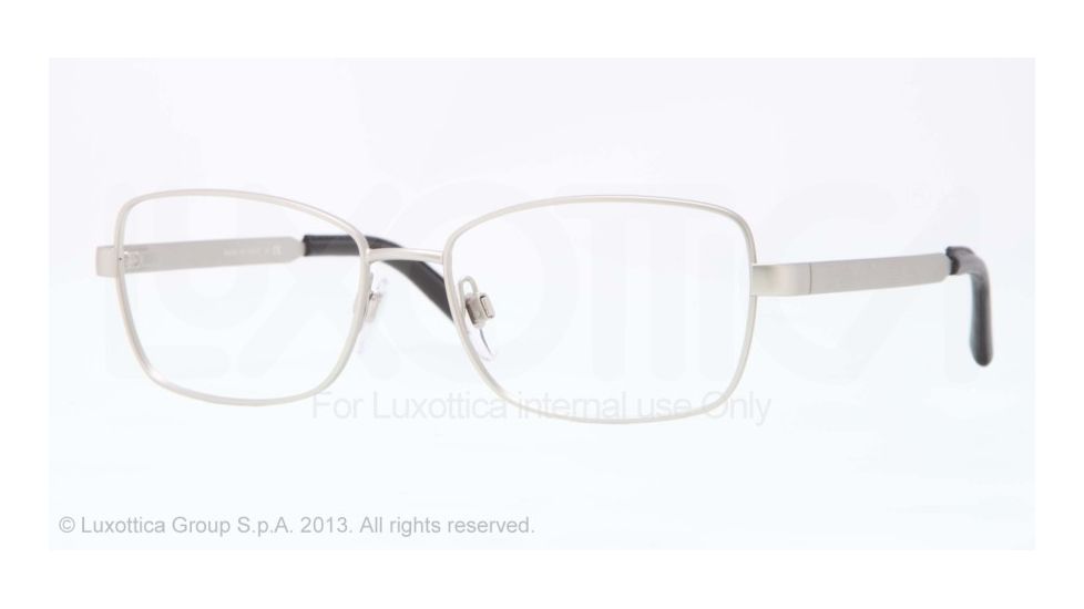 Burberry BE1259Q Progressive Prescription Eyeglasses 1159-52 - Matte Silver Frame