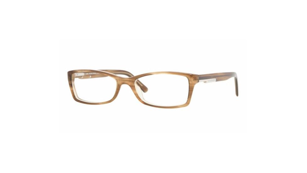 Burberry BE2076 #3083 - Brown Striped On Beige Demo Lens Frame