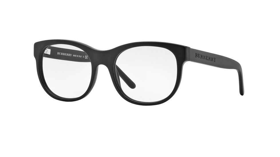 Burberry BE2169 Progressive Prescription Eyeglasses 3464-50 - Matte Black Frame