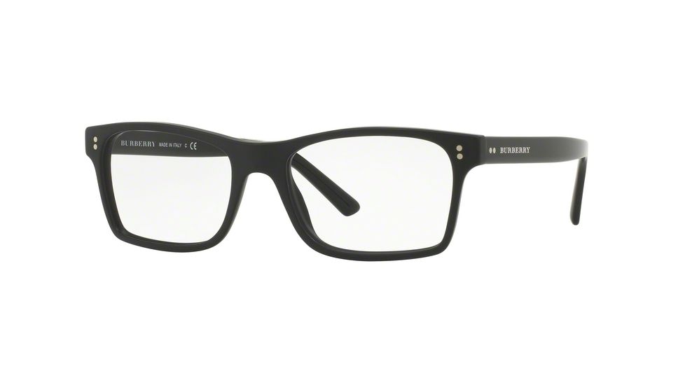 Burberry BE2222 Progressive Prescription Eyeglasses 3594-53 - Matte Black Frame