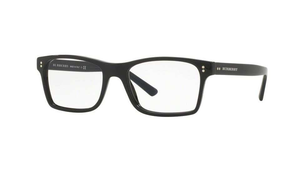 Burberry BE2222 Progressive Prescription Eyeglasses 3595-53 - Black Frame