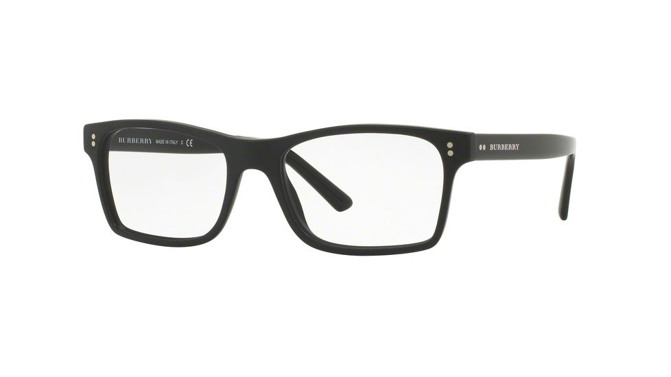 Burberry BE2222F Progressive Prescription Eyeglasses 3594-55 - Matte Black Frame