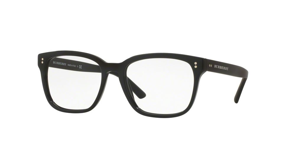 Burberry BE2225F Eyeglass Frames 3001-55 - Black Frame