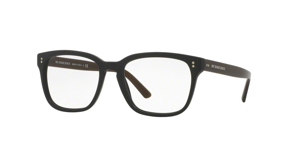 Burberry BE2225F Eyeglass Frames 3590-55 - Matte Black Frame