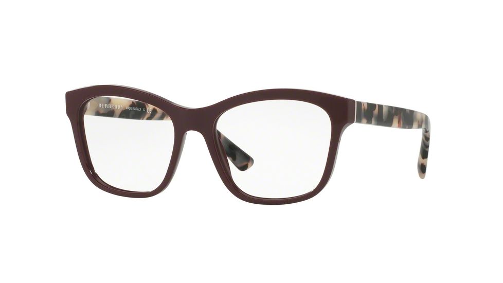 Burberry BE2227 Eyeglass Frames 3602-52 - Bordeaux Frame