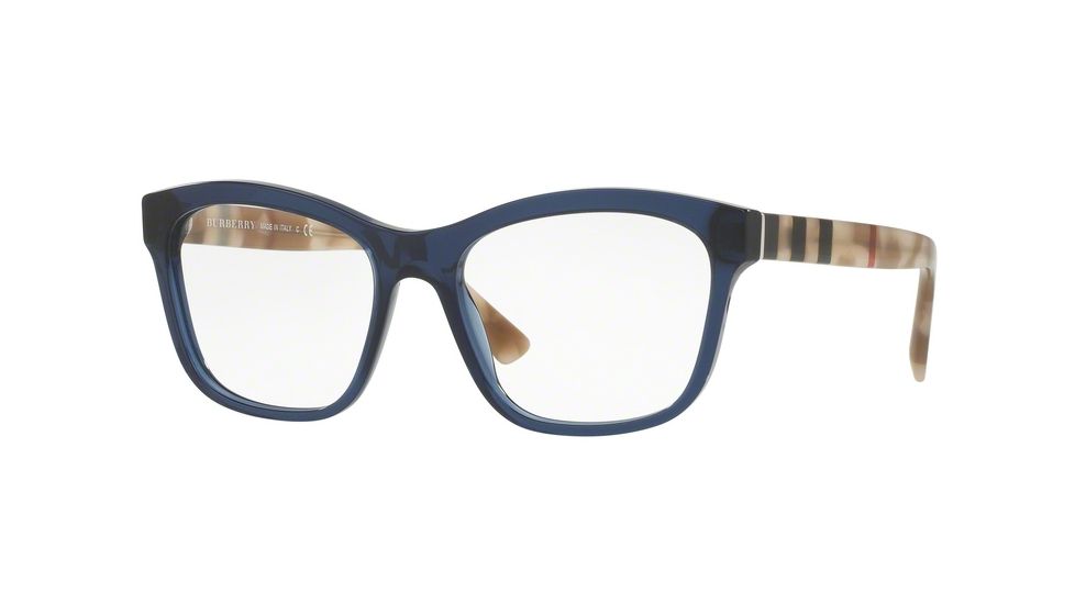 Burberry BE2227 Eyeglass Frames 3603-52 - Blue Frame