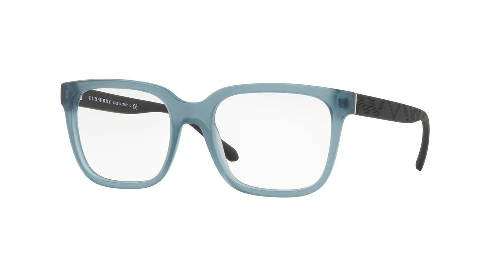 Burberry BE2262F Eyeglass Frames 3699-55 - Matte Blue Frame