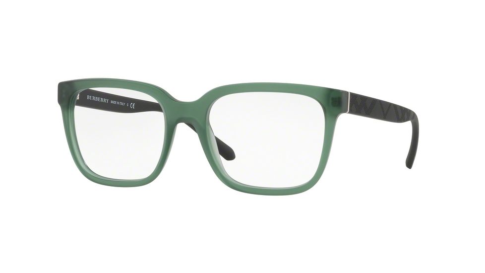 Burberry BE2262F Eyeglass Frames 3700-55 - Matte Green Frame