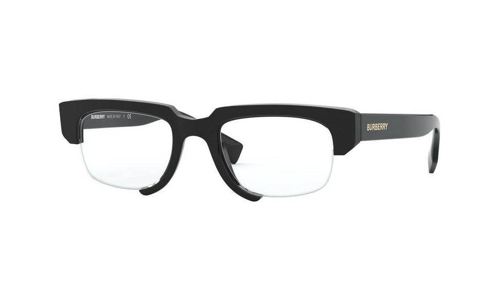 Burberry BE2314 Eyeglass Frames 3001-49 - Black
