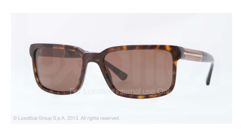 Burberry BE4158 Single Vision Prescription Sunglasses BE4158-300273-56 - Lens Diameter 56 mm, Frame Color Dark Havana