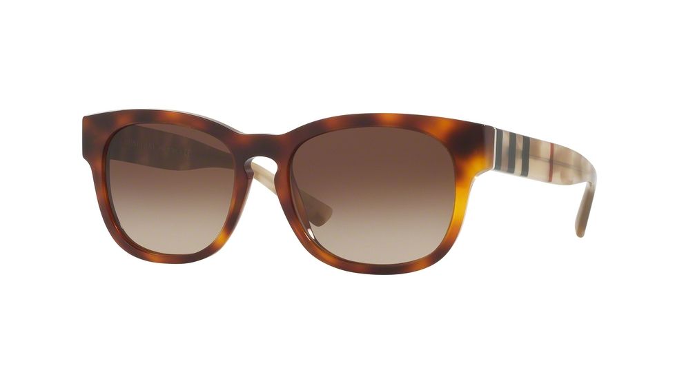 Burberry BE4226 Bifocal Prescription Sunglasses BE4226-360113-55 - Lens Diameter 55 mm, Frame Color Light Havana