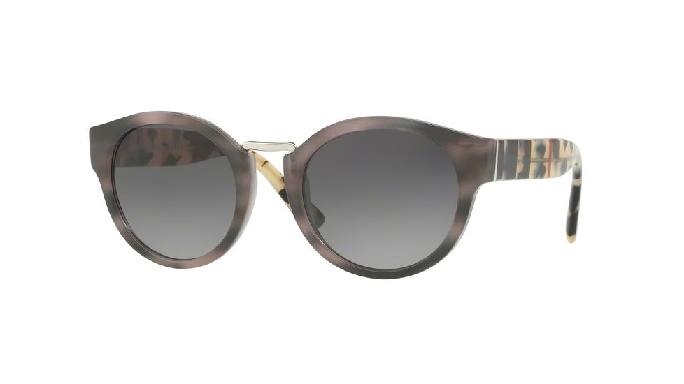 Burberry BE4227 Bifocal Prescription Sunglasses BE4227-3670T3-50 - Lens Diameter 50 mm, Frame Color Striped Grey