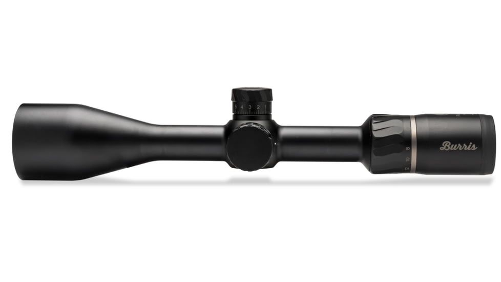 Burris Fullfield IV 6-24x50 mm Rifle Scope, 30 mm Tube, Second Focal Plane, Black, Matte, Non-Illuminated SCR MOA Reticle, MOA Adjustment, 200497