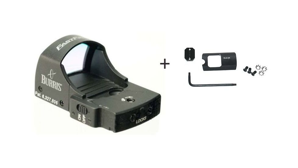 Burris 300232 FastFire II with Picatinny Mount - 4 MOA Dot, w/ Burris FastFire Mounting Plate for Ruger, 410329