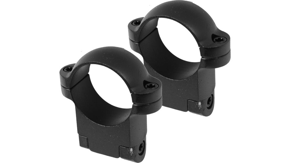 Burris Solid Steel 1 Inch Ring Mount, Medium, Matte Black 420108