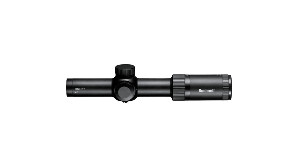 Bushnell 1-6x24 Trophy Quick Acquisition Riflescope, 30 mm, Secong Focal Plane, Dot Drop Reticle, 140 MOA, Hang Tag, Black, RT1624BS15